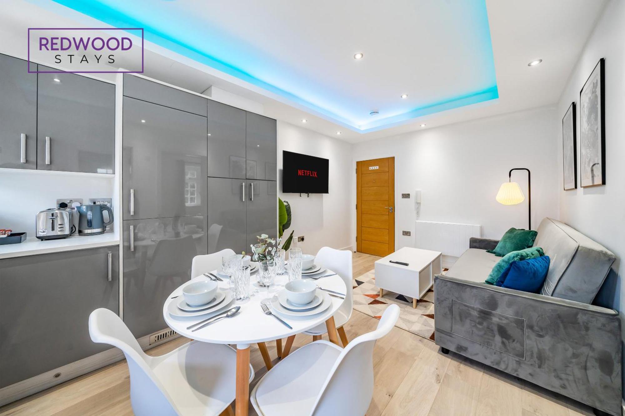 Brand New, 1 Bed 1 Bath, Modern Town Center Apartment, Netflix By Redwood Stays Aldershot Exterior foto